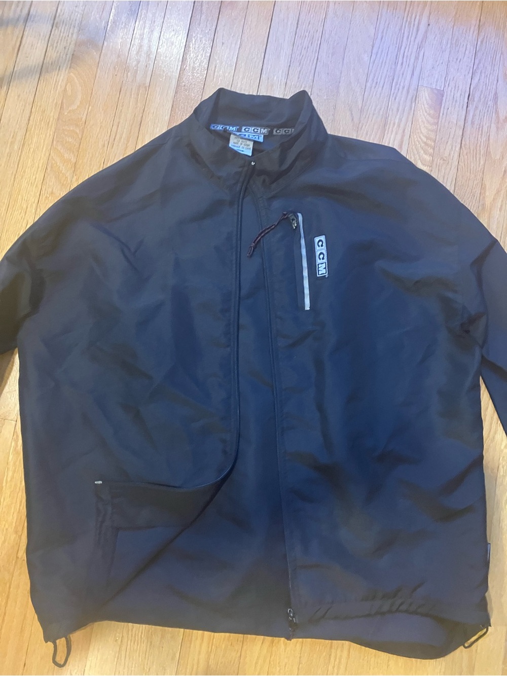 CCM Men's Navy Blue Windbreaker Jacket